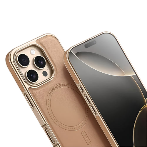 iPhone 16 Pro Max Case – Luxury Leather MagSafe Cover | Pejayz
