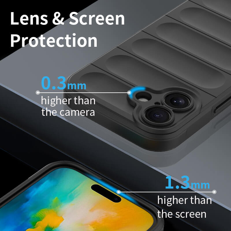 iPhone 16 Silicone Liquid Shockproof Case - Pejayz