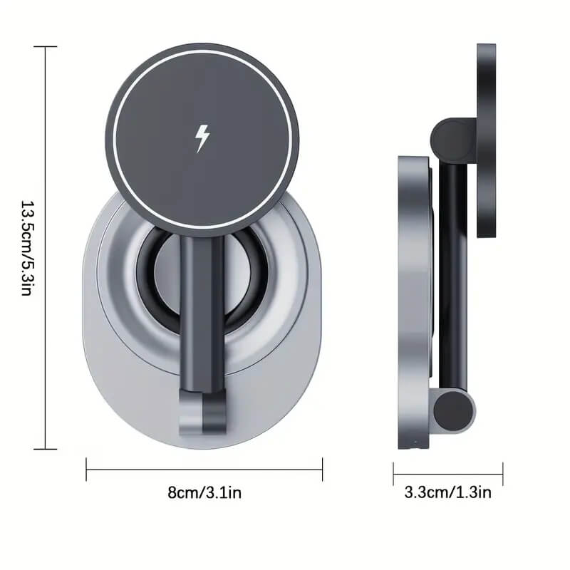 3 In 1 Foldable Wireless Charger Stand Pad For iPhone And Apple Watch Airpods - Pejayz