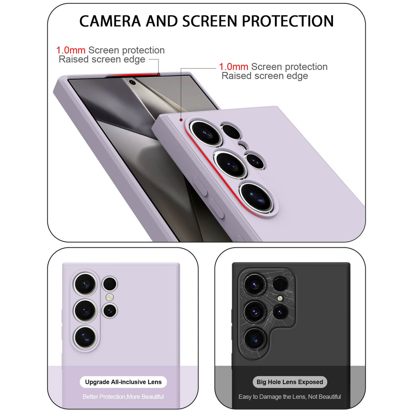 Soft Silicone Phone Case For Samsung Galaxy S24 Ultra - Pejayz