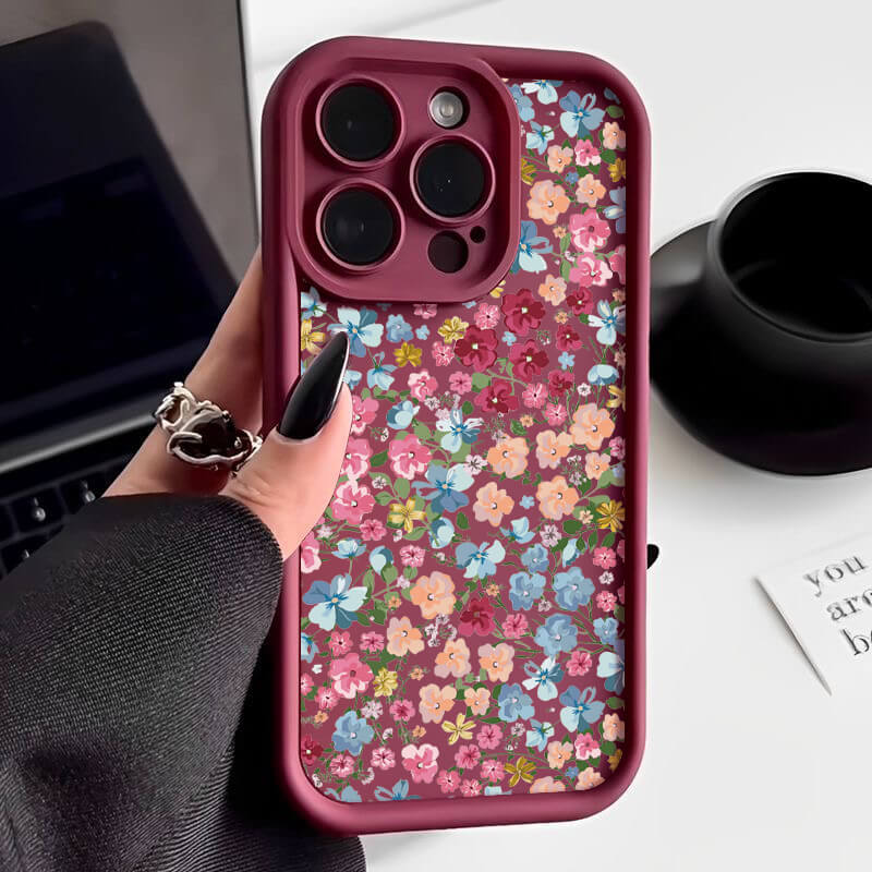 iPhone 15 Pro Case – Shockproof Floral Design Cover | Pejayz