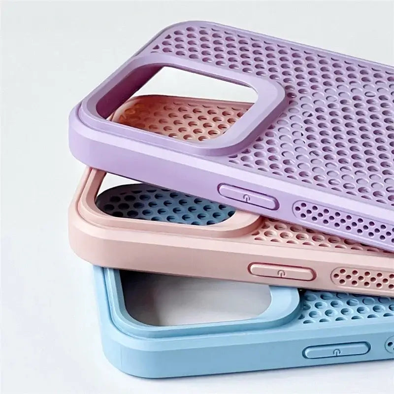 Mesh MagSafe Case For iPhone 16 Magnetic Wireless Charging Cover
