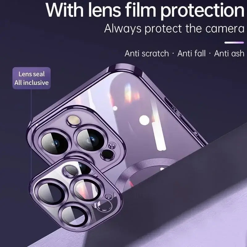 iPhone 16 Pro Max Case with Camera Lens Cover - Pejayz