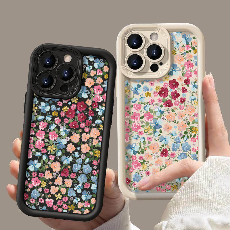 iPhone 15 Pro Case Shockproof with Flower Design - Pejayz