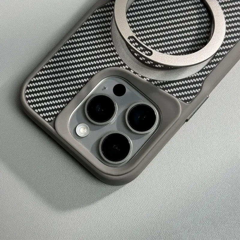 iPhone 15 Pro Case – Magnetic Shockproof Carbon Fiber Cover | Pejayz