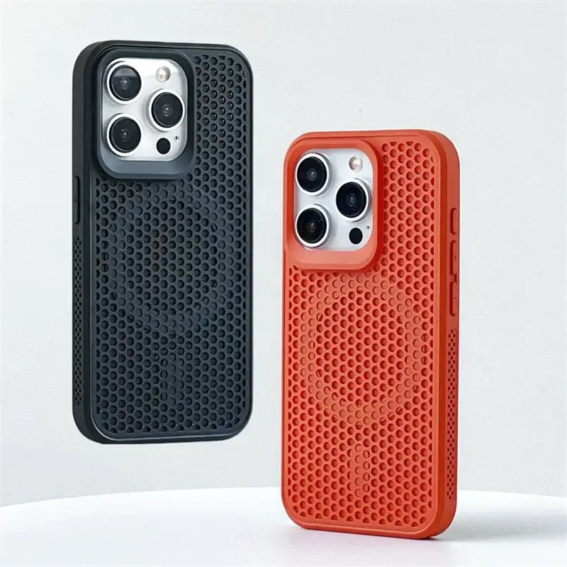 Mesh MagSafe Case For iPhone 16 Magnetic Wireless Charging Cover
