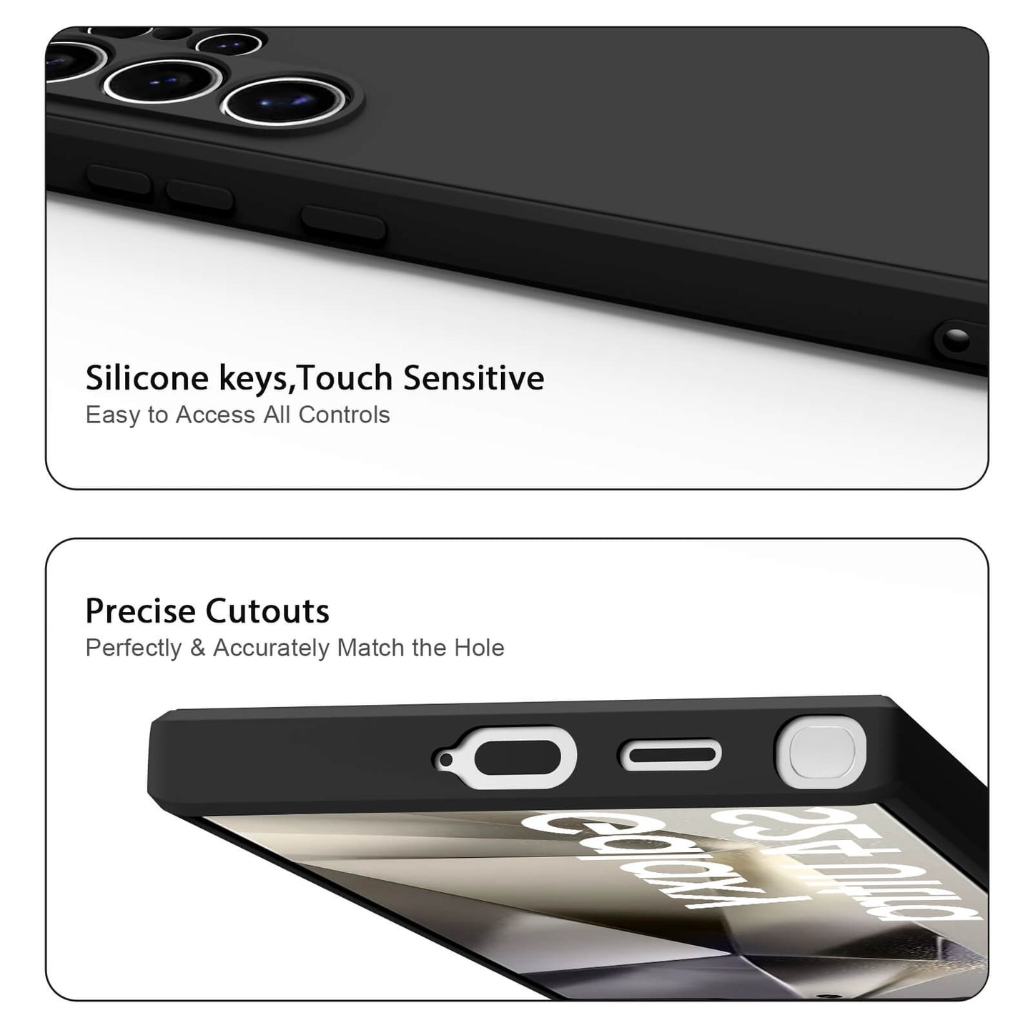 Soft Silicone Phone Case For Samsung Galaxy S24 Ultra - Pejayz