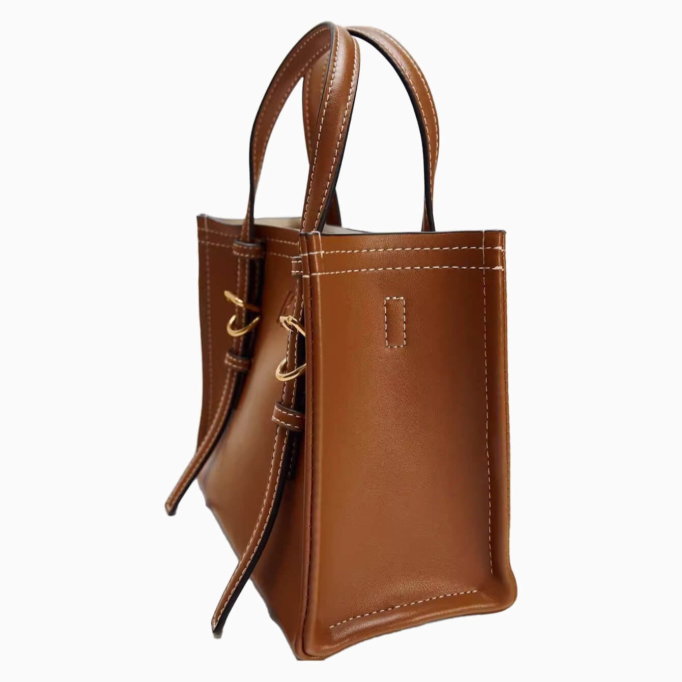 Brown & Yellow Crossbody Handbag