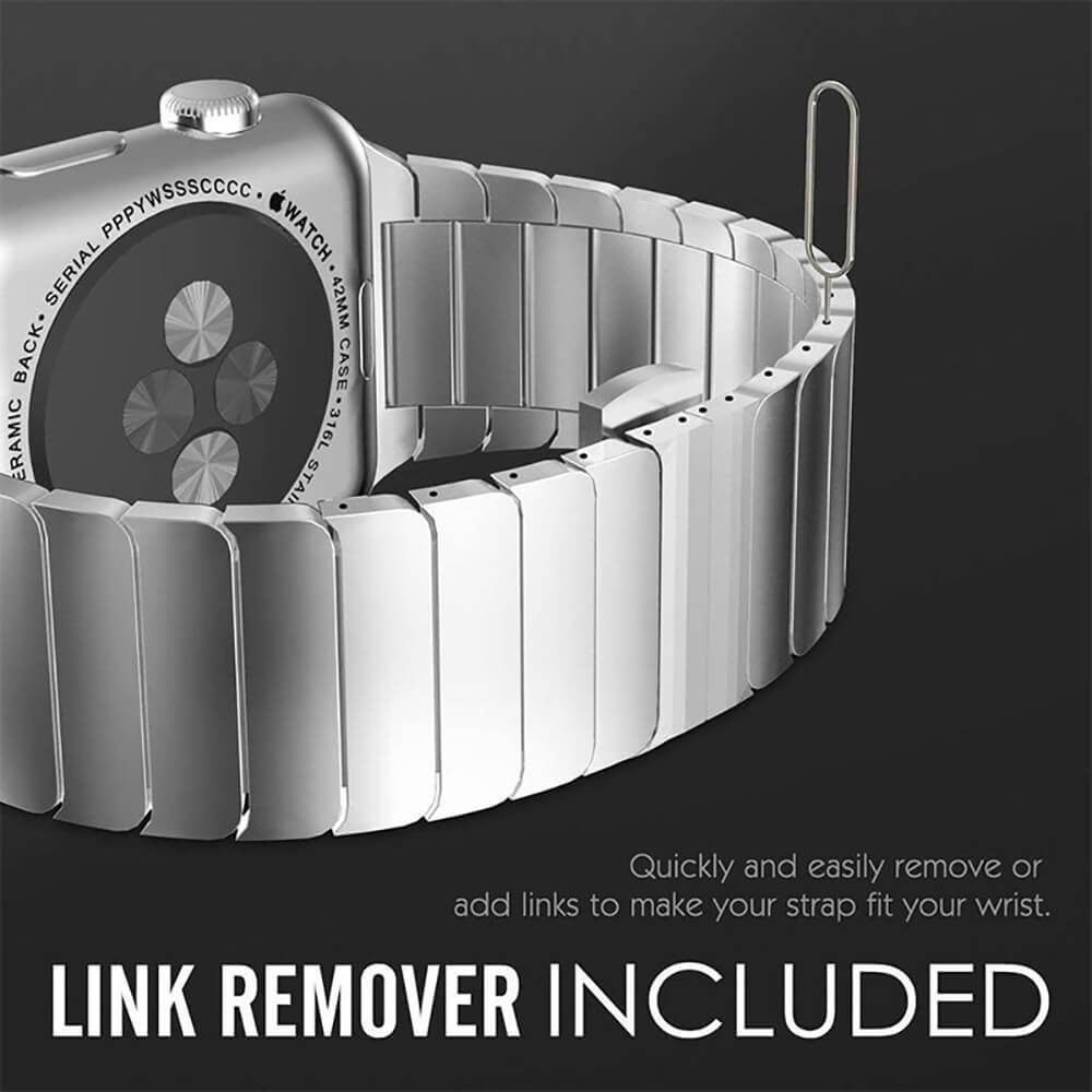 Apple Watch Ultra 2 Strap with Premium Stainless Steel Links - Pejayz