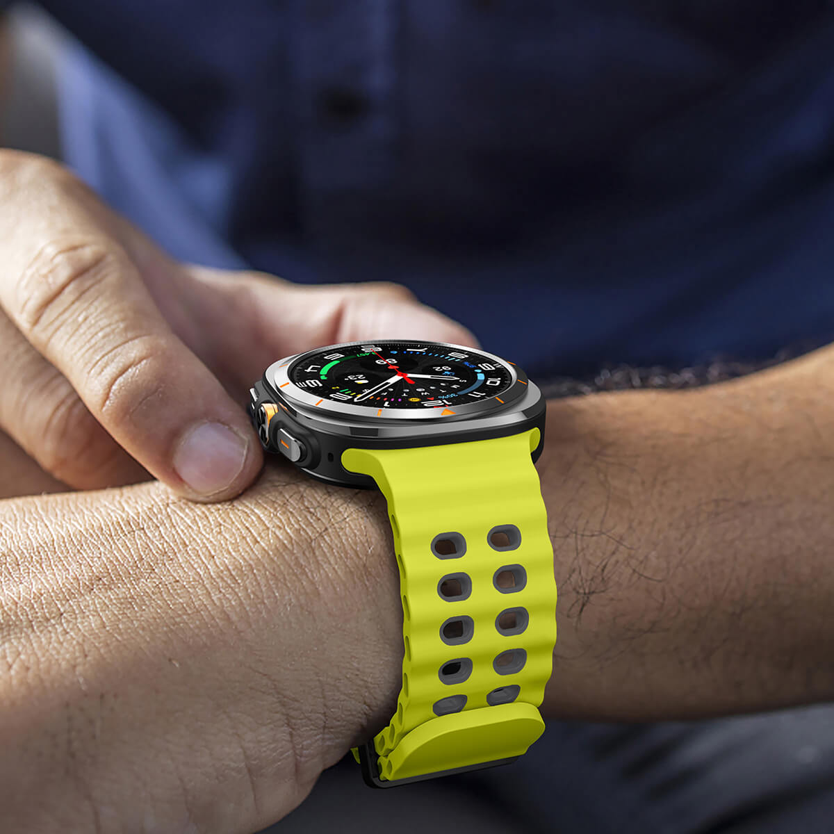 Samsung Galaxy Watch Ultra Strap Two Tone Marine Band - Pejayz