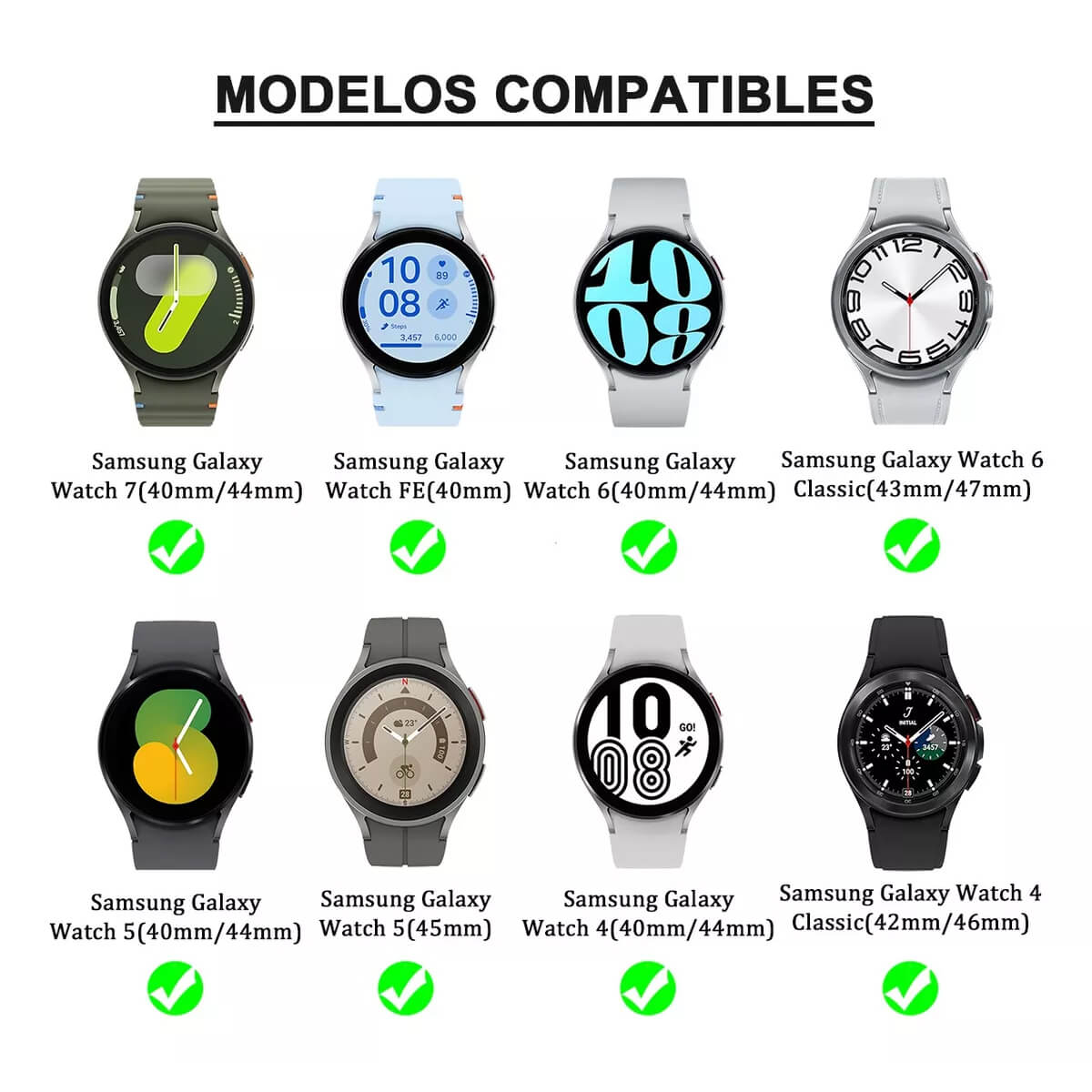 Sporty Silicone Strap For Samsung Galaxy Watch 7 And Watch 6