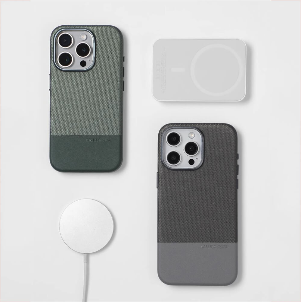 iPhone 16 Series Luxury Duo Tone Leather Case