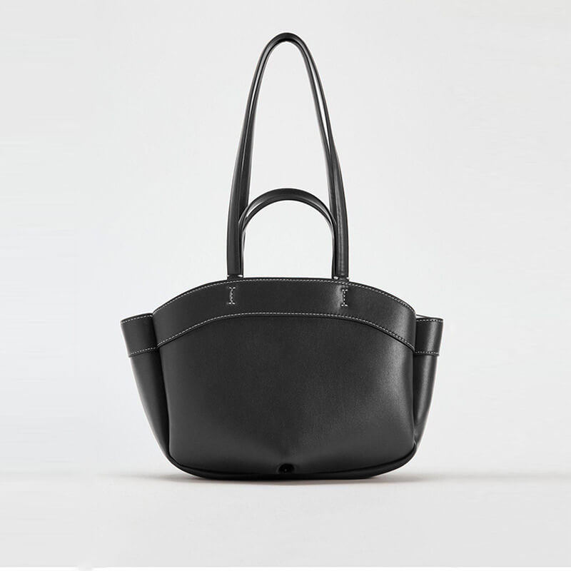 Women’s Retro PU Leather Tote Bag - Pejayz