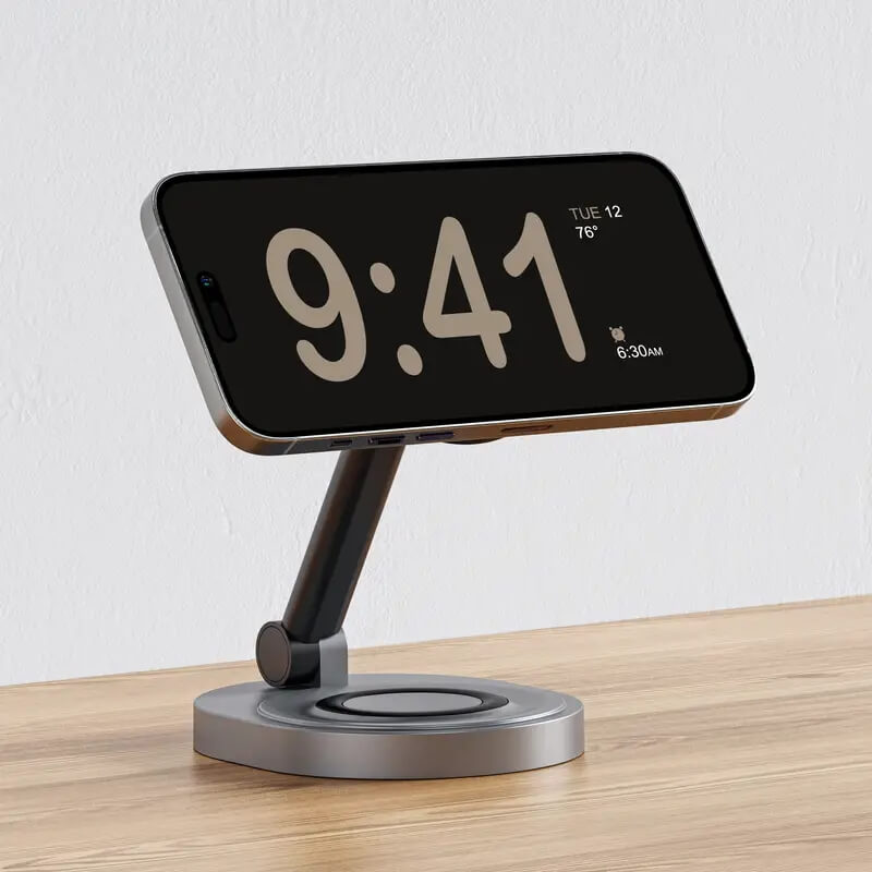 3 In 1 Foldable Wireless Charger Stand Pad For iPhone And Apple Watch Airpods - Pejayz