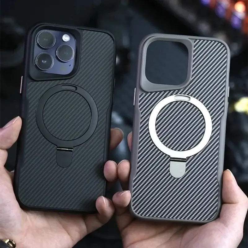 iPhone 15 Pro Case – Magnetic Shockproof Carbon Fiber Cover | Pejayz