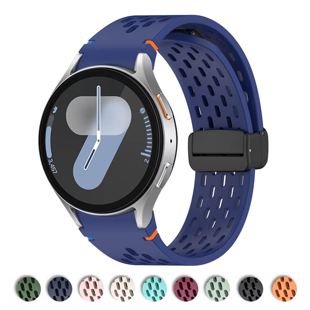 Sporty Silicone Strap For Samsung Galaxy Watch 7 And Watch 6