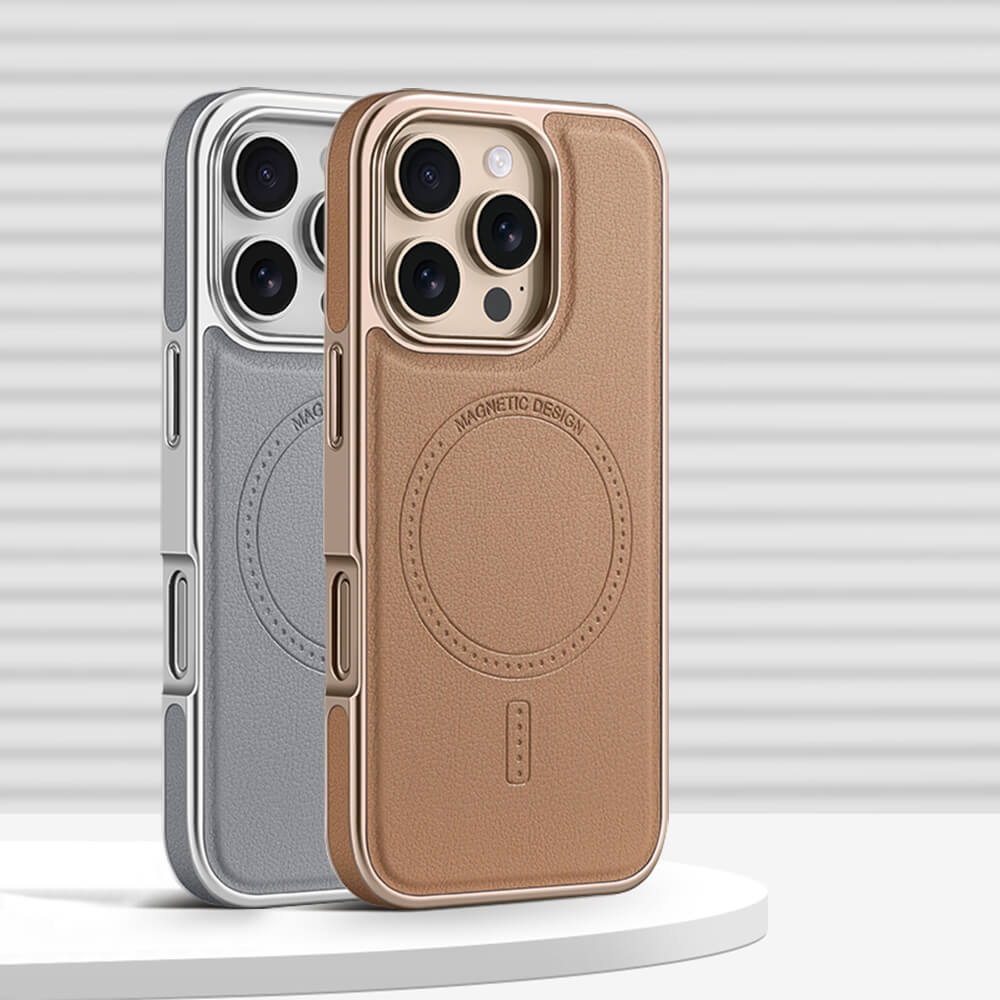 iPhone 16 Pro Max Case – Luxury Leather MagSafe Cover | Pejayz