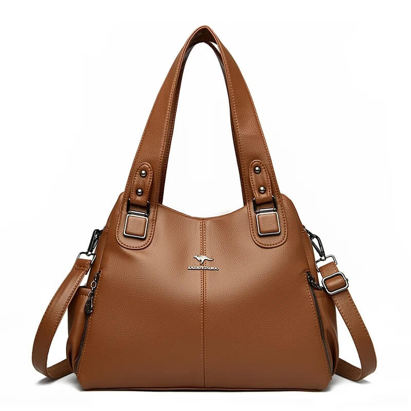 Genuine Soft Leather Tote Bag Luxury Designer Handbag for Women - Pejayz
