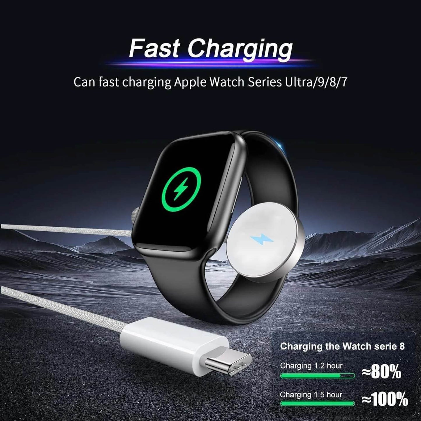 Apple Watch Ultra 2 Fast Charging USB-C Cable - Pejayz