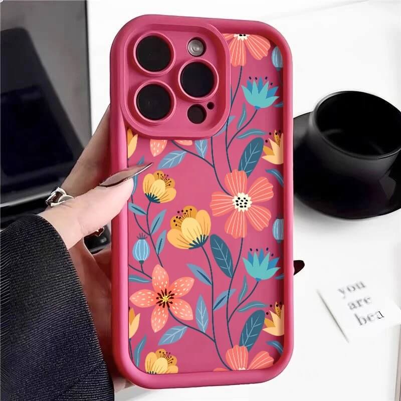 iPhone 15 Pro Case – Floral Shockproof Cover with Pattern | Pejayz