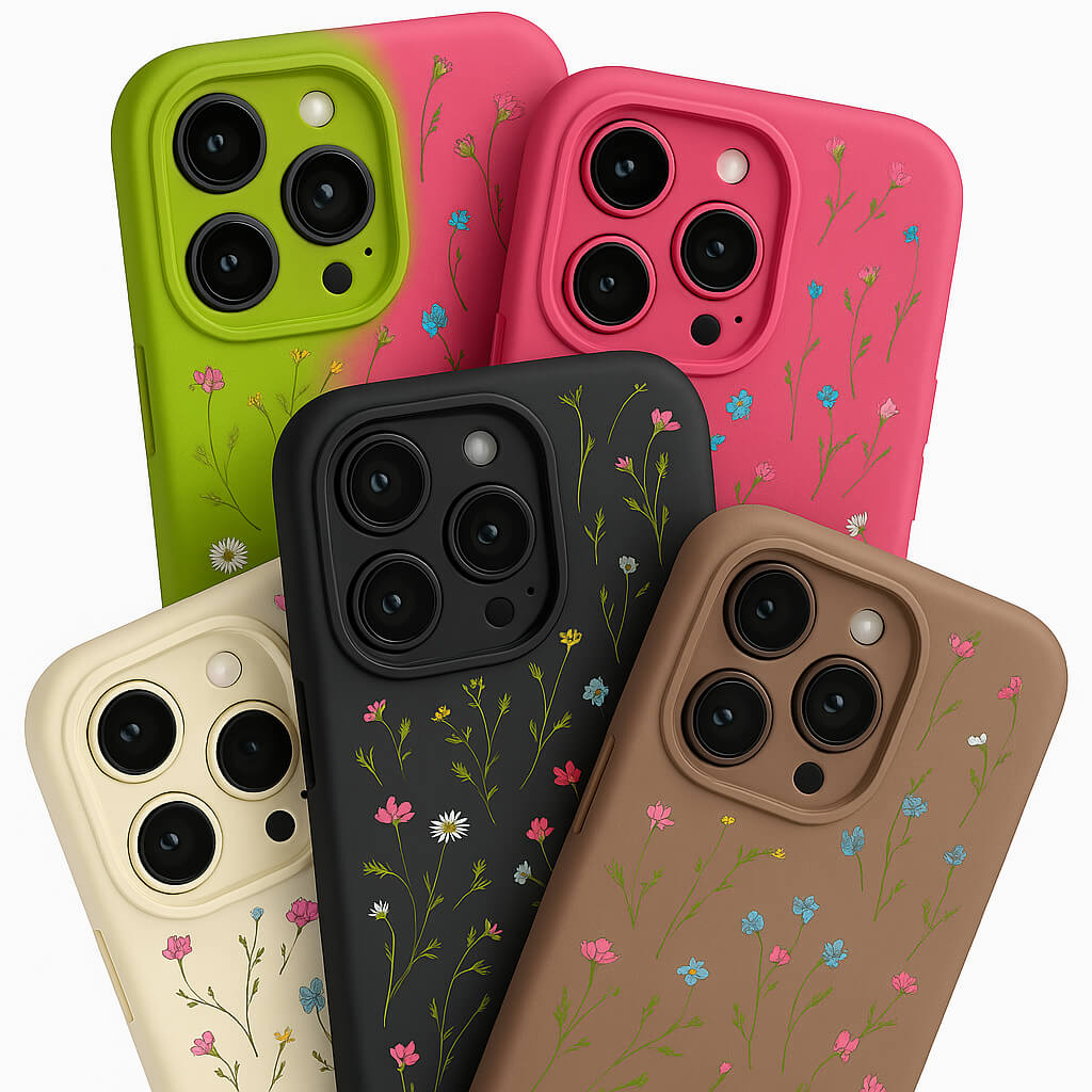 iPhone 15 Pro Case – Cute Floral Pattern Design Cover | Pejayz