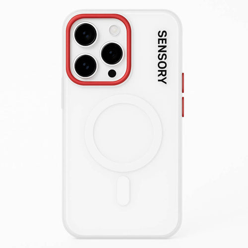 iPhone 16 Matte Magnetic Shockproof Armor Case With Metal Lens Cover