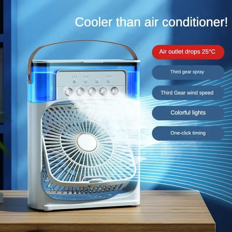 Mini Portable Air Cooler Ice Misting Fan - Pejayz