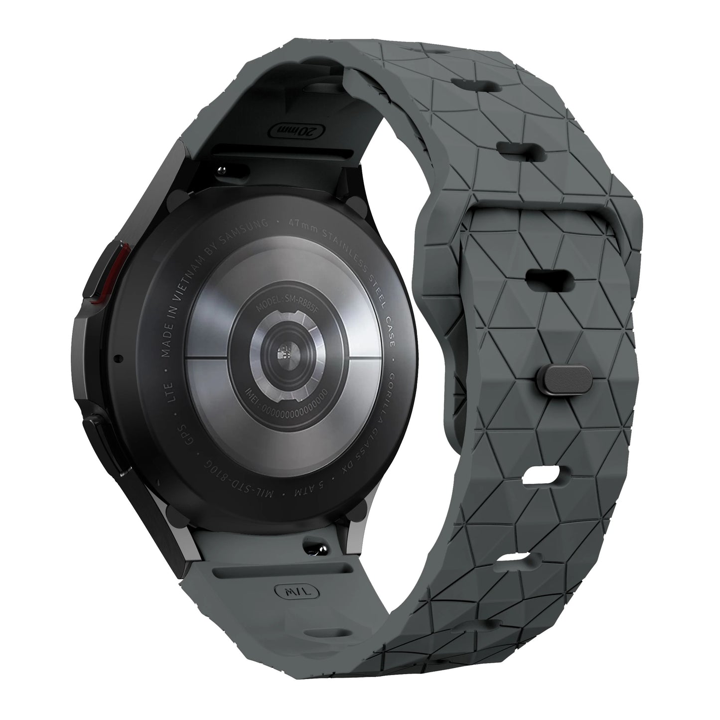 Galaxy Watch 6 Strap Prismatic Silicone Band | Samsung Straps Pejayz