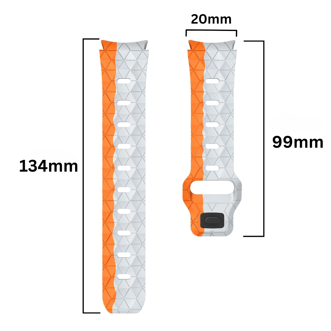 Galaxy Watch 6 Strap Prismatic Silicone Band | Samsung Straps Pejayz