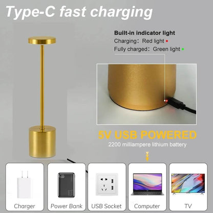 Classic Rechargeable Touch LED Desk Lamp