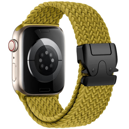 Braided Elastic Woven Band For Apple Watch Series And Ultra 
