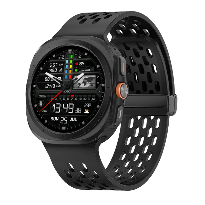 Samsung Galaxy Watch Ultra Magnetic Silicone Sporty Strap