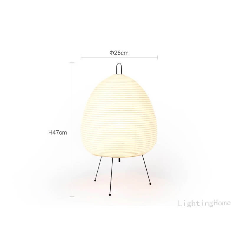Japanese Design Akari Wabi-Sabi Yong Table Lamp For Home Decor
