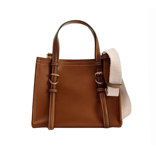 Brown & Yellow Crossbody Handbag - Pejayz