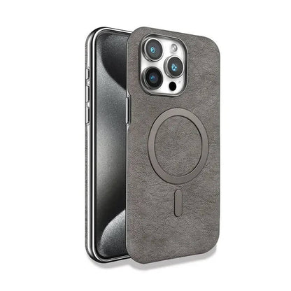 iPhone 15 Pro Case – Vintage Leather MagSafe Cover | Pejayz