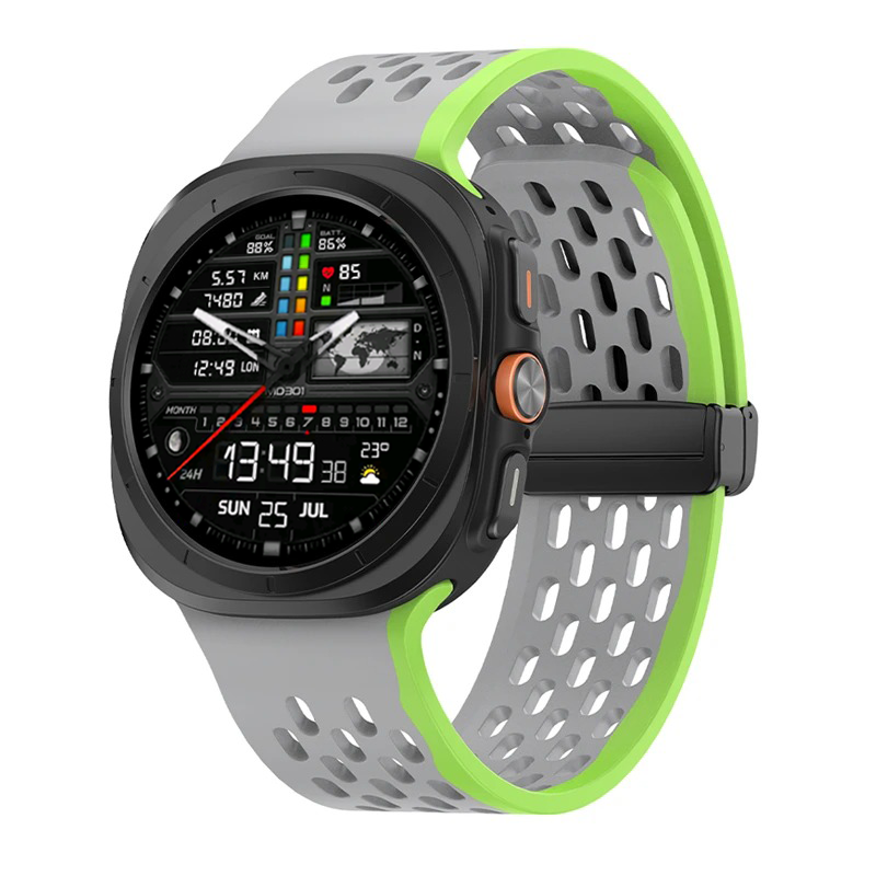 Samsung Galaxy Watch Ultra Magnetic Silicone Sporty Strap