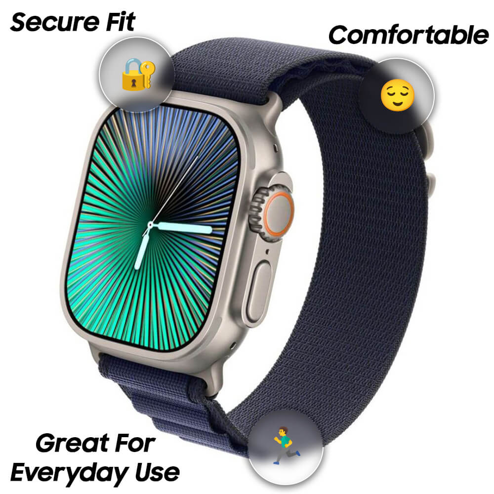 Alpine Loop Strap for Apple Watch Ultra 2 – Premium Nylon | Pejayz