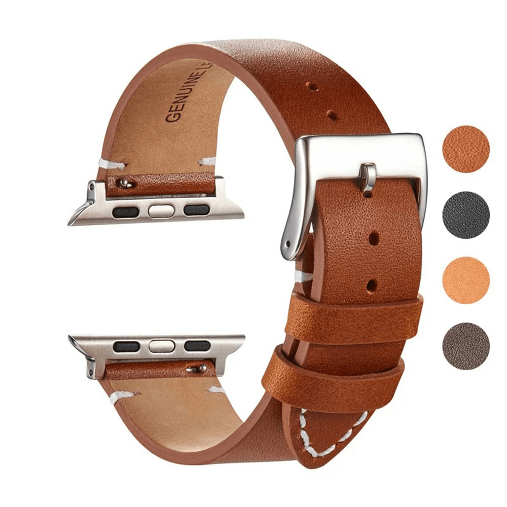Genuine Leather Apple Watch Strap Ultra Band Cowhide | Pejayz