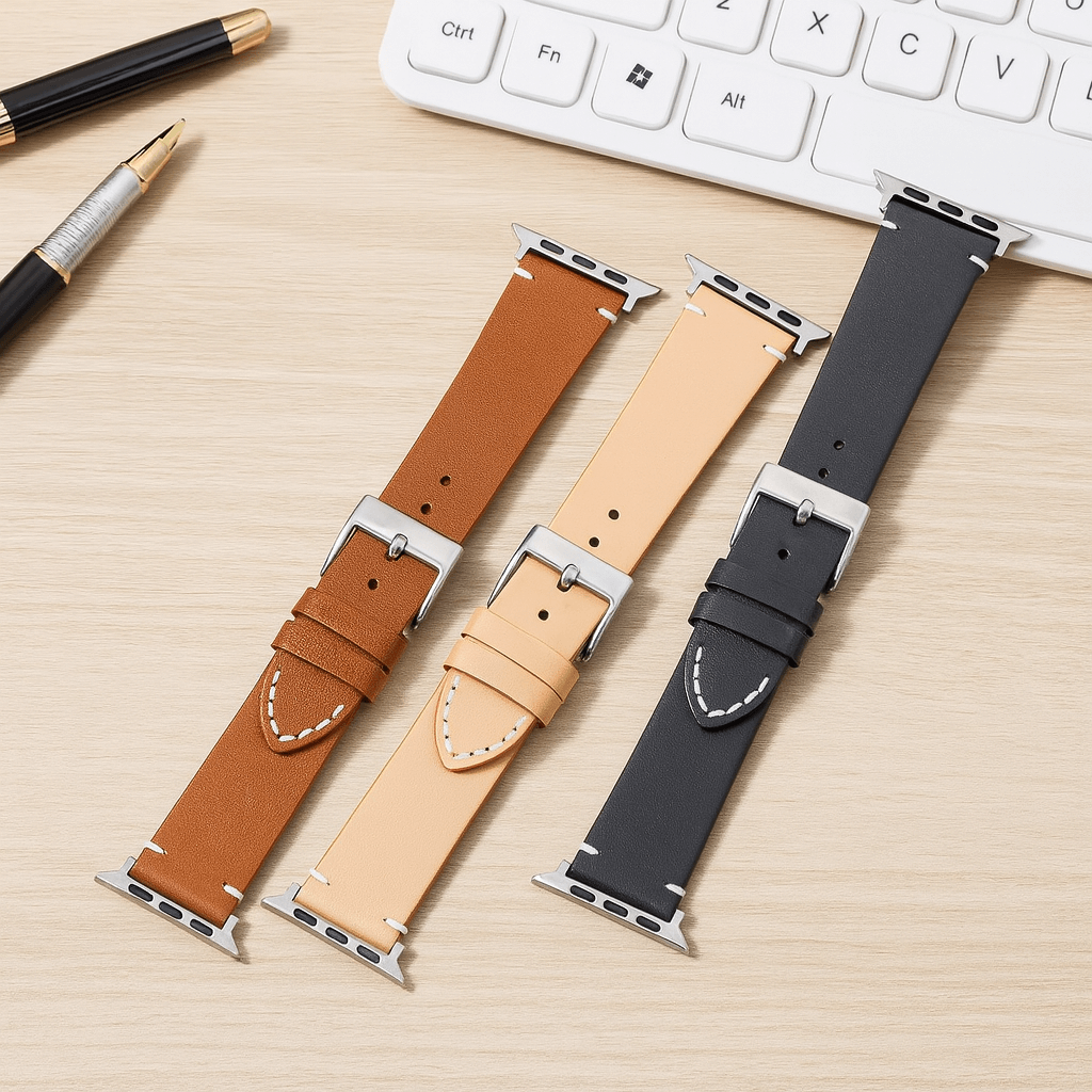 Genuine Leather Apple Watch Strap Ultra Band Cowhide | Pejayz