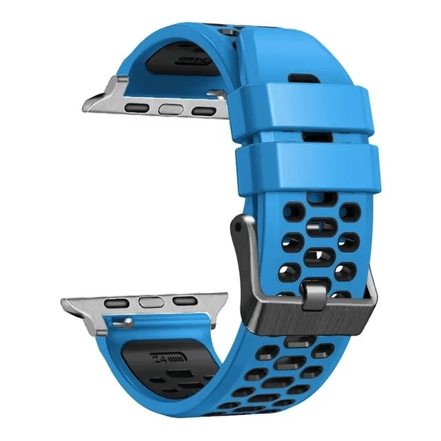 Breathable Sports Silicone Strap For Apple Watch 7 8 9 