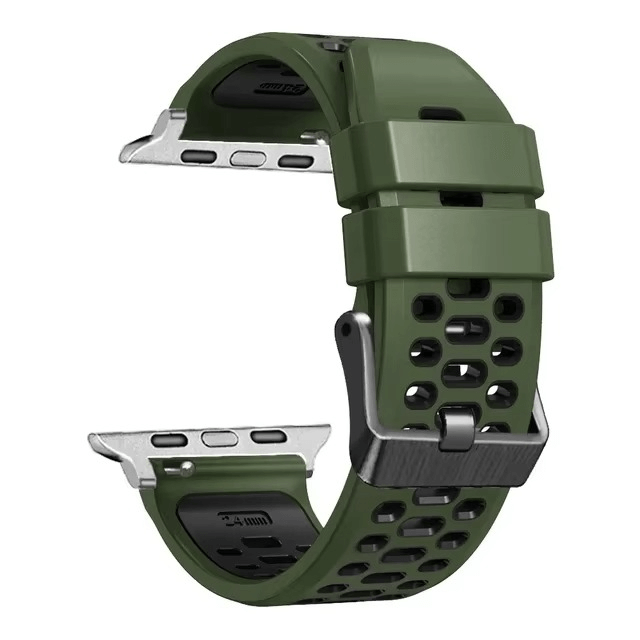 Breathable Sports Silicone Strap For Apple Watch 7 8 9 