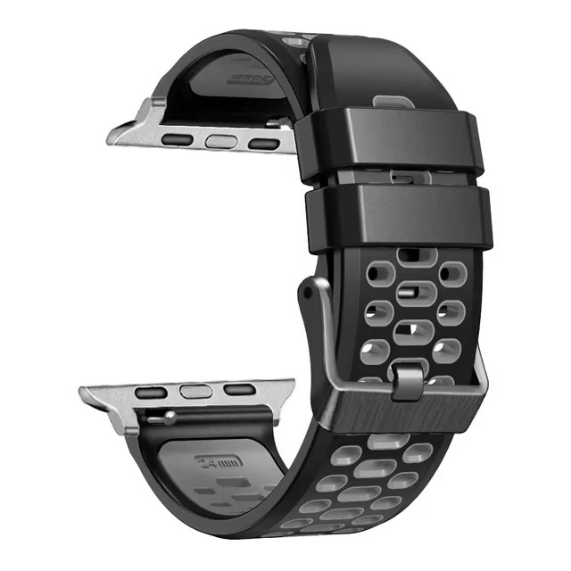 Breathable Sports Silicone Strap For Apple Watch 7 8 9 