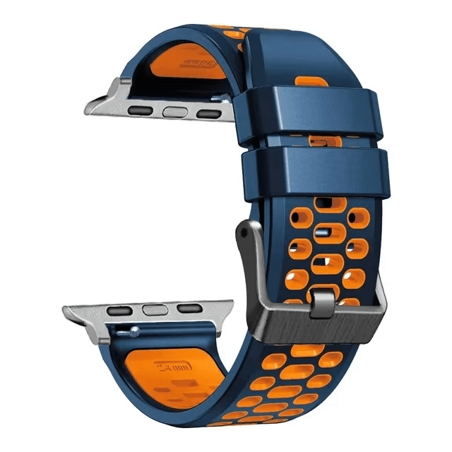 Breathable Sports Silicone Strap For Apple Watch 7 8 9 