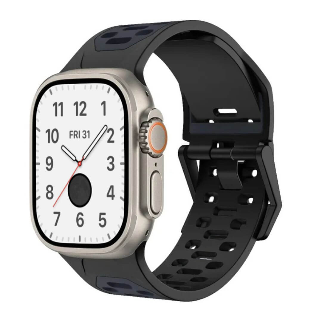 Breathable Sports Silicone Strap For Apple Watch Ultra 2