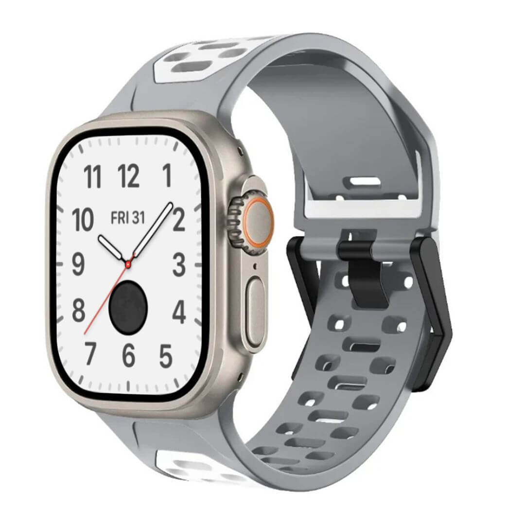 Breathable Sports Silicone Strap For Apple Watch Ultra 2