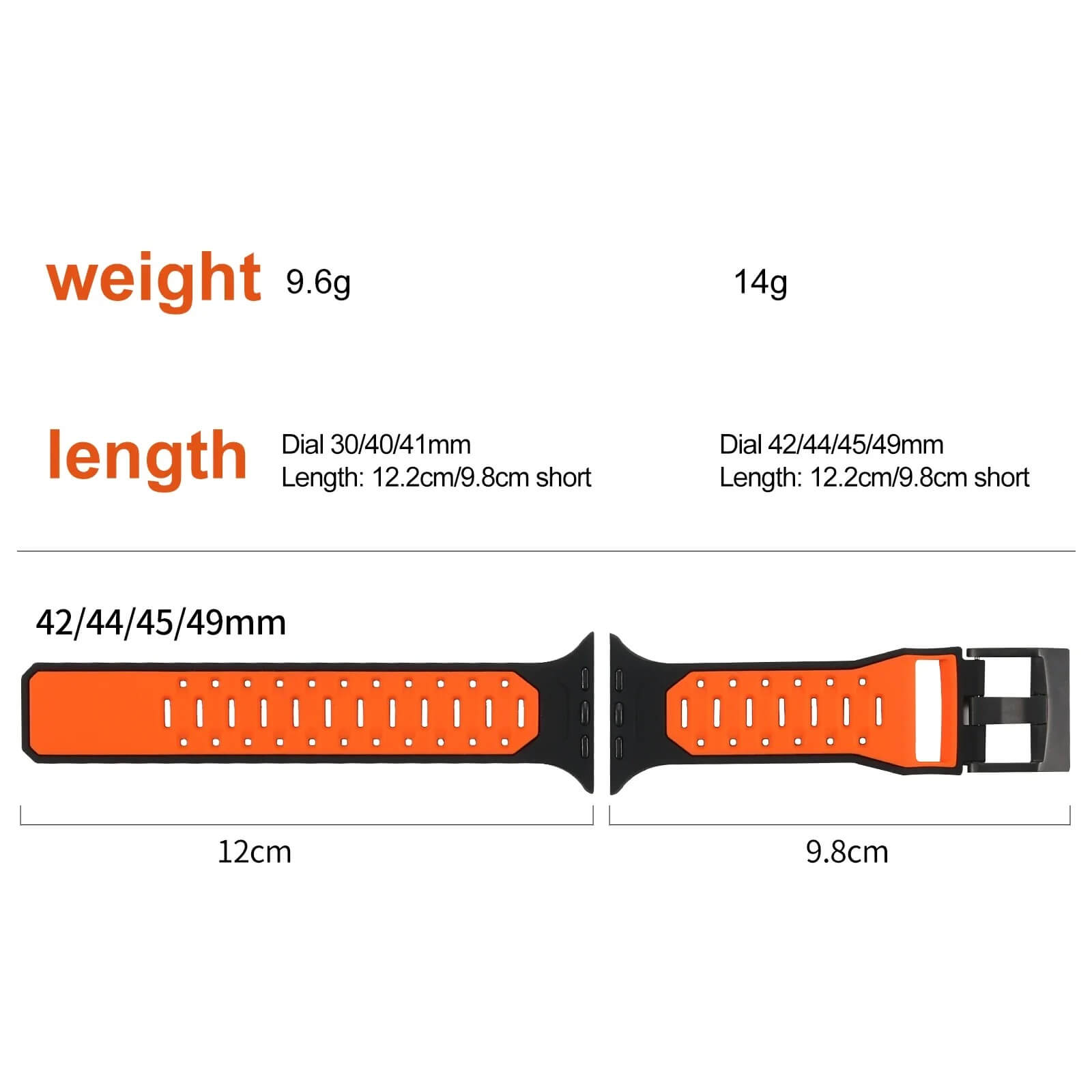 Breathable Sports Silicone Strap For Apple Watch Ultra 2