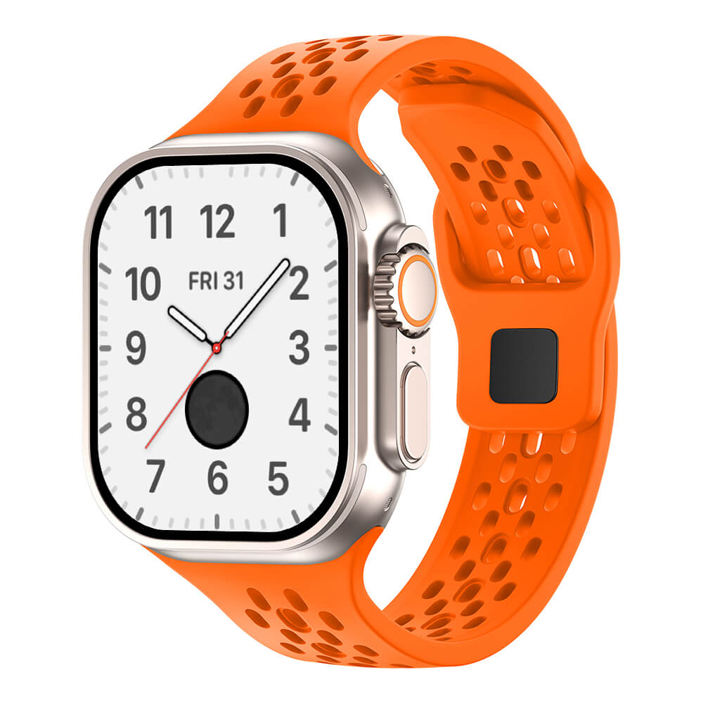Breathable Silicone Strap For Apple Watch Ultra 2