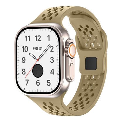 Breathable Silicone Strap For Apple Watch Ultra 2