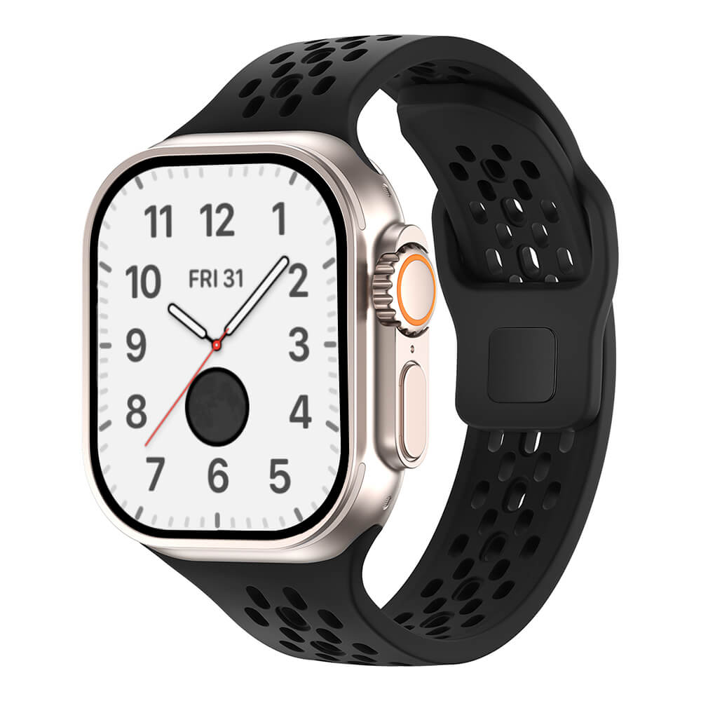 Breathable Silicone Strap For Apple Watch Ultra 2