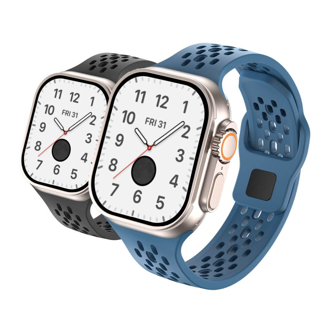 Breathable Silicone Strap For Apple Watch Ultra 2